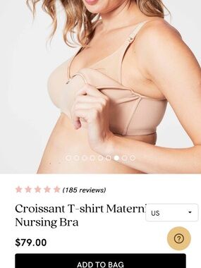 Cake Maternity Croissant Nursing T-Shirt Bra 34E
